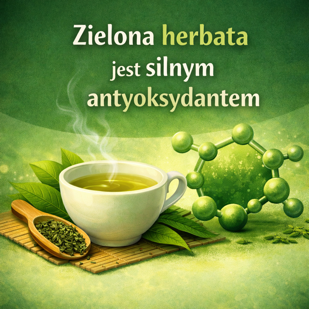 zielona herbara jest silnym antyoksydantem