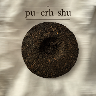 Pu-erh Shu Yunnan sprasowany krążek 100g